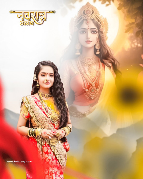 Happy Navratri photo editing hd background