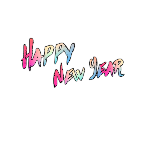 Happy New Text Png High Quality Free