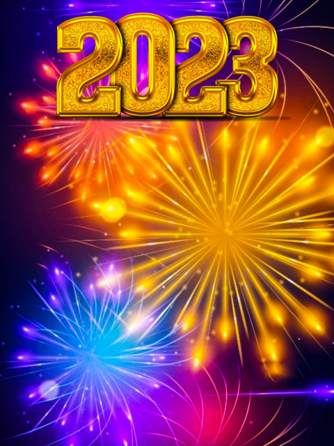 happy new yaer online editing background