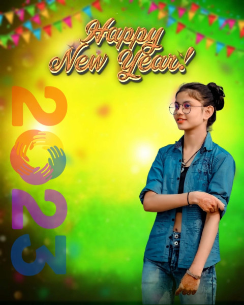 Happy new year 2023 editing background