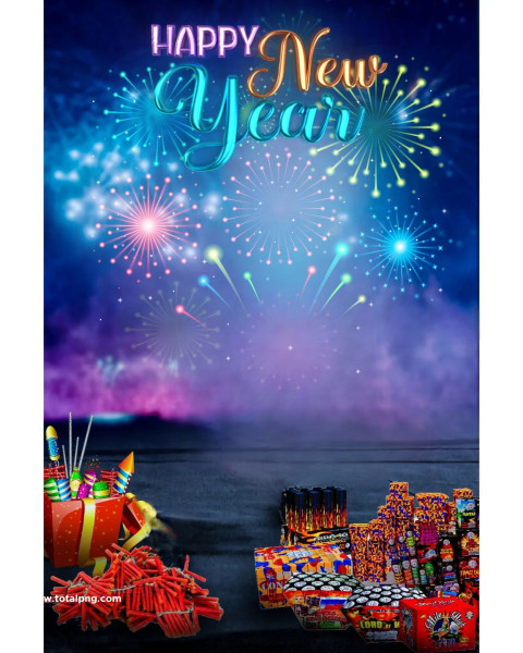 Happy new year editing background free download