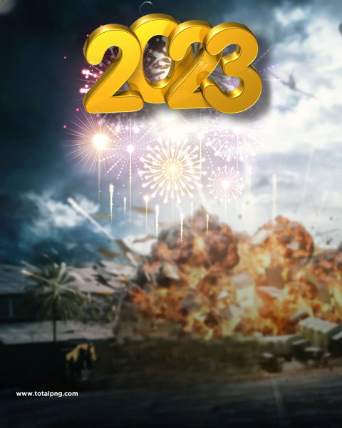 Happy New Year  Photo Editing Background