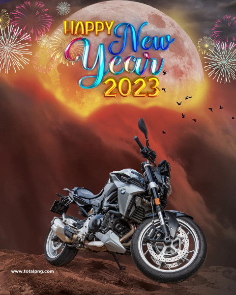 Happy new year photo editing background