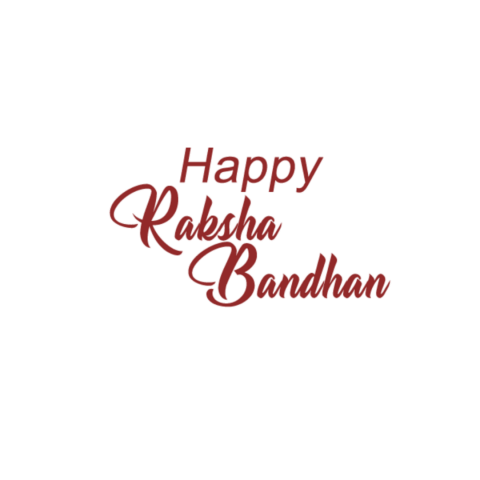 Happy Raksha bandhan  Text Png (2)