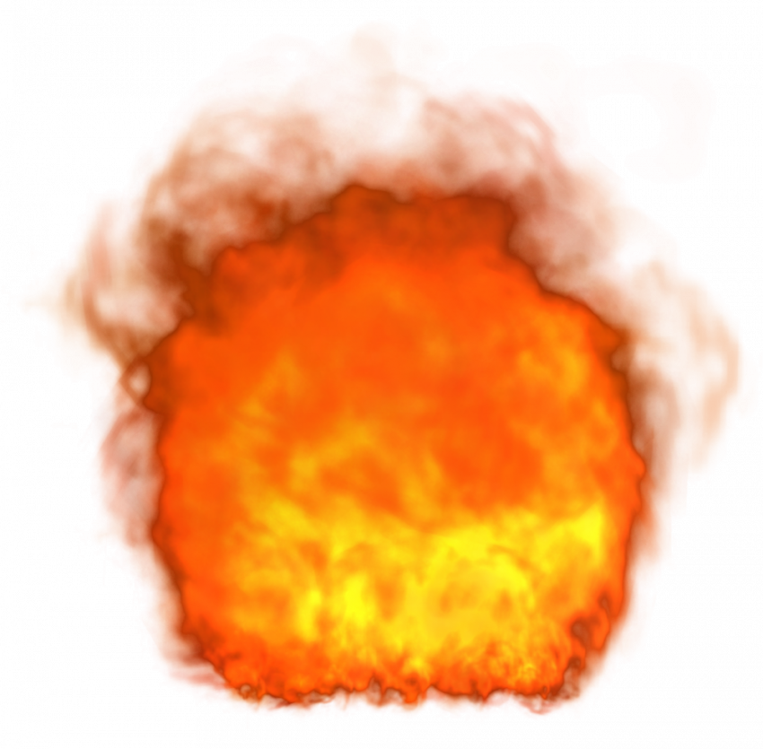 Hd explosion transparent background