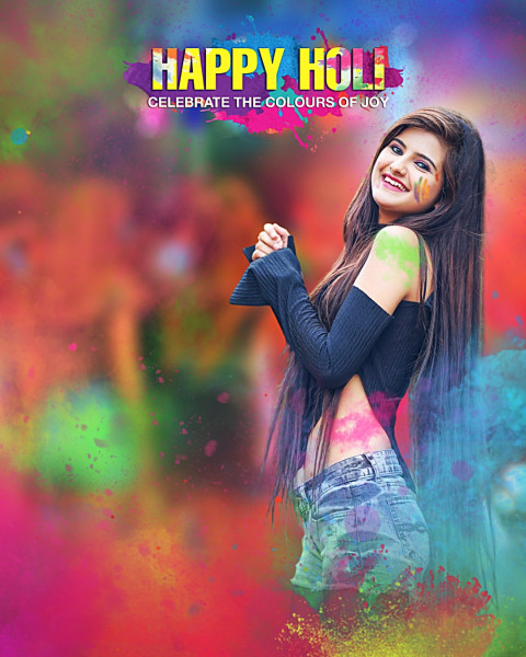 Hd Holi Editing Background Girl