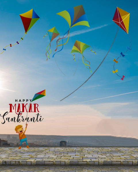 Hd makar sankranti editing background