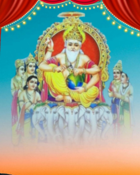 Hd vishwakarma puja editing background