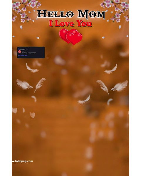 Hello mom photoshop hd cb background