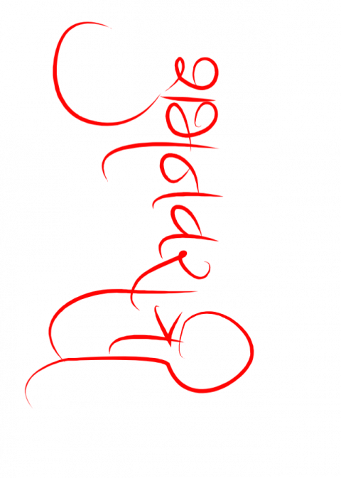 Hindi navratri text calligraphy png