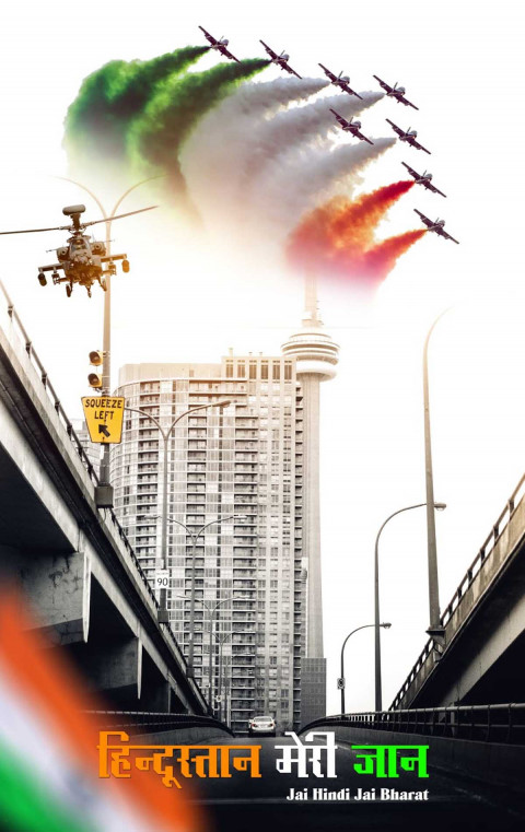 Hindustan meri jaan editing background