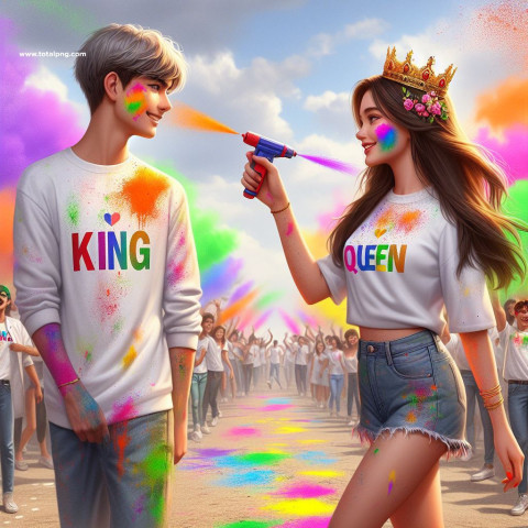 Holi Ai Photo Editing boys & girls