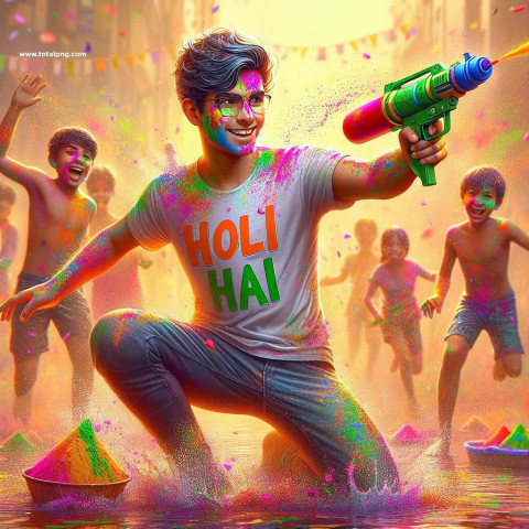 Holi Ai Photo Editing Image Free Download 4k