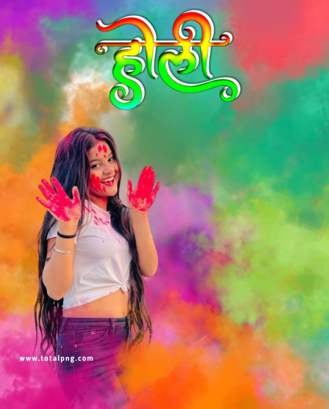 Holi editing background
