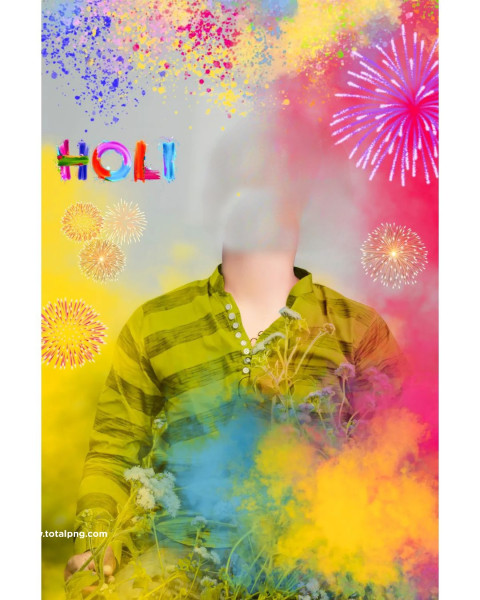 Holi Face Head Cut Cb Background