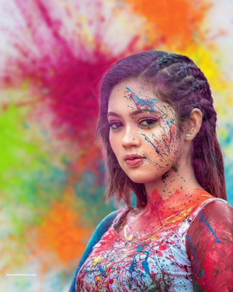 Holi Girls Cb Editing Background