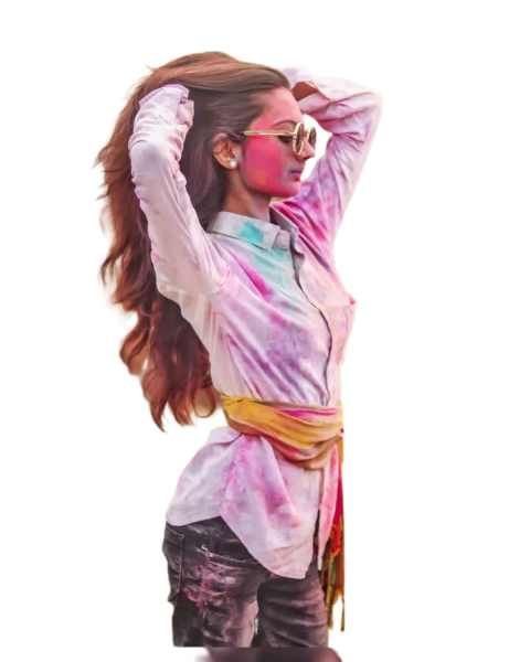 Holi girls editing png free