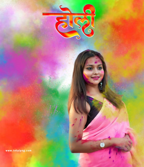 Holi Hai Background Picsart Dpownload