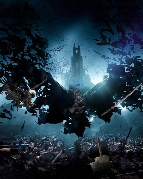 Horror hd editing background