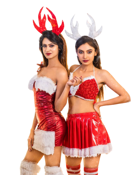Hot Christmas Girl PNG Transparent Images Free Download