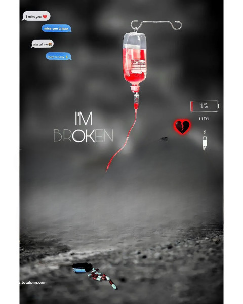 I am broken photoshop cb editing background