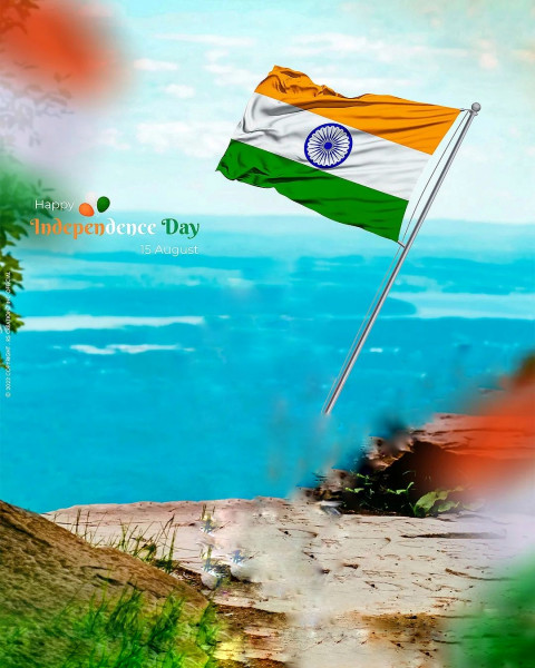 Independence day editing background