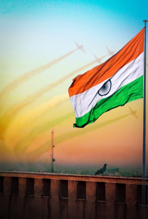 Independence Day Editing Background 15 August