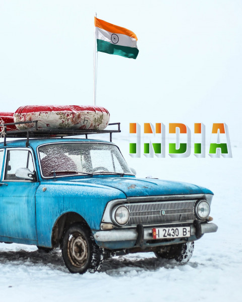 India 15 august editing background