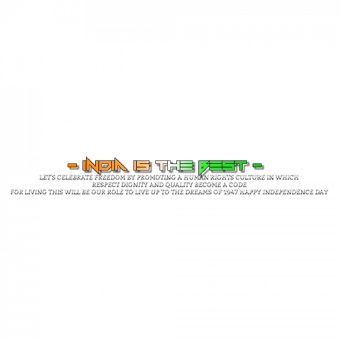 India is the best text png image