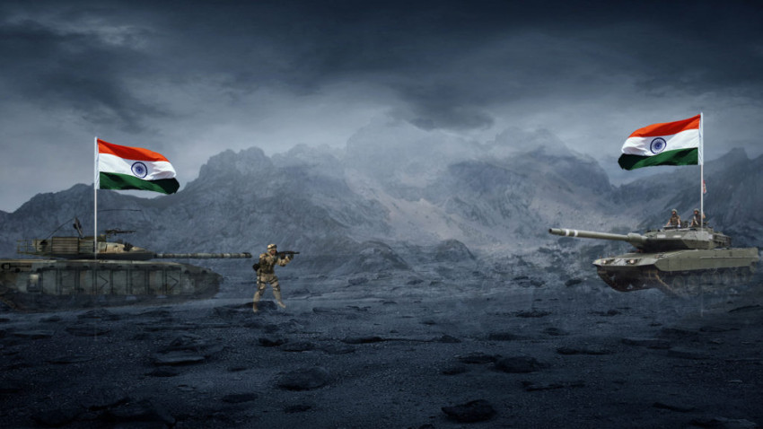 India tank editing background