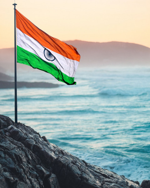 Indian flag Independence Day background