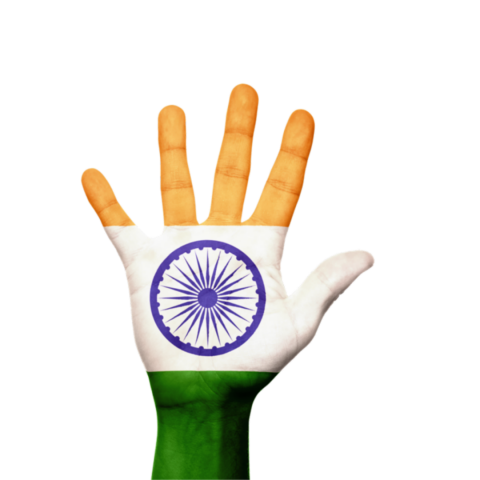 Indian hand With Transparent Background