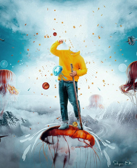 Jelly fish editing background   Head cut background (1)