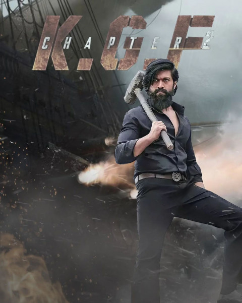 Kgf 2 hd editing background