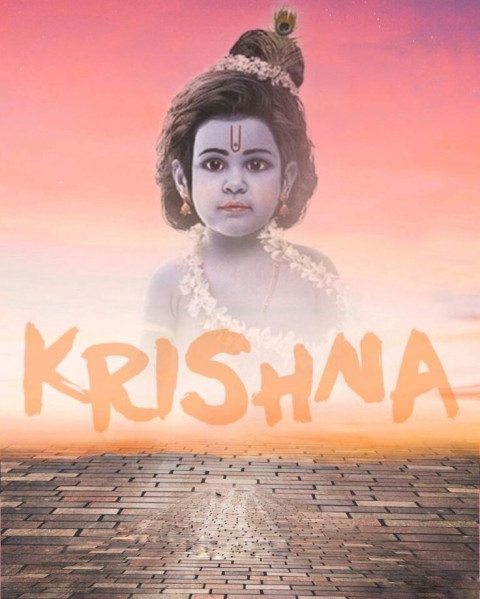 Krishan Poster Janmashtami Editing Background