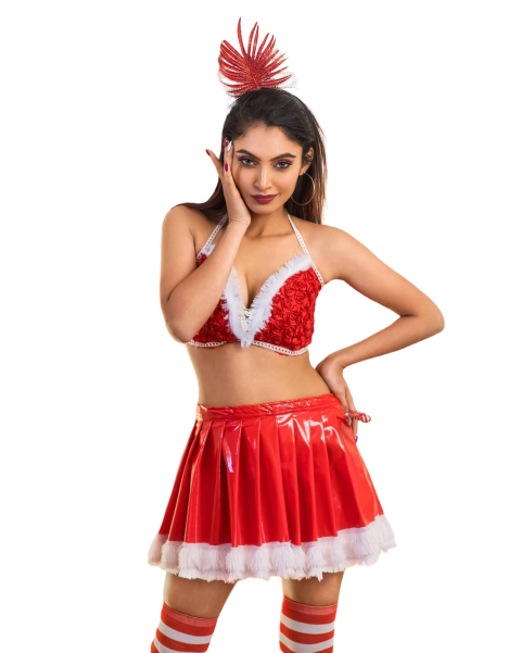 Lady Santa Claus PNG Transparent Images Free