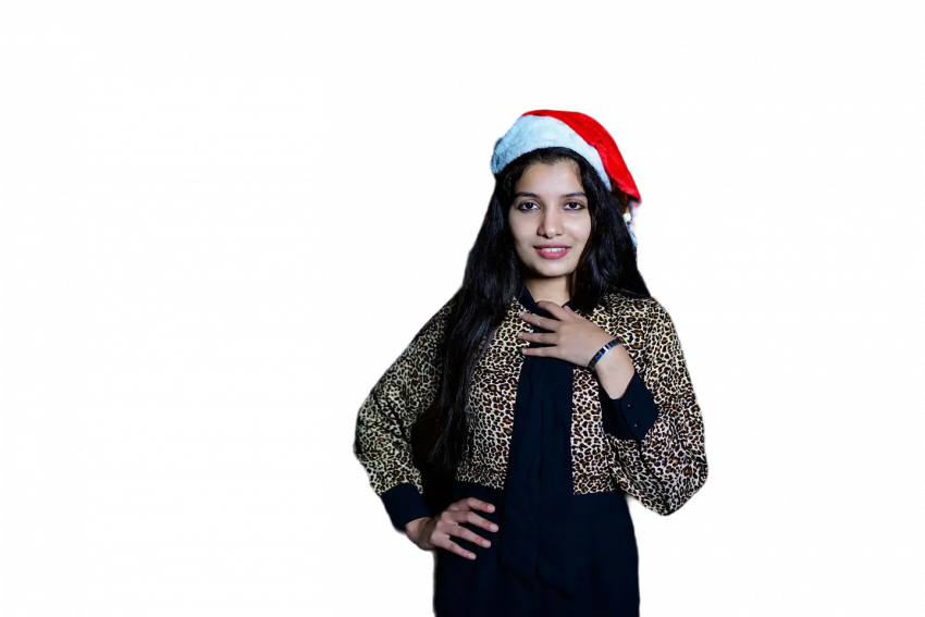 Lady Santa PNG Transparent Images Free Download