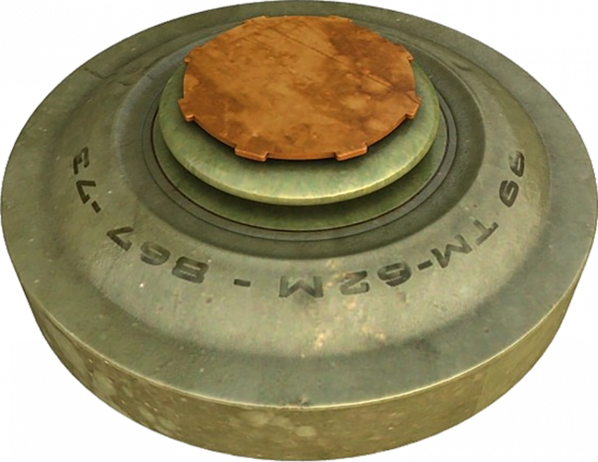Land mine transparent background, Mine transparent png