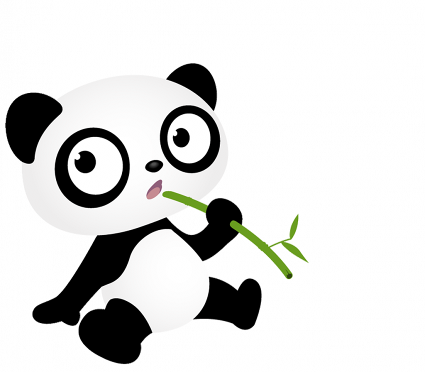 Littele toon panda hd png