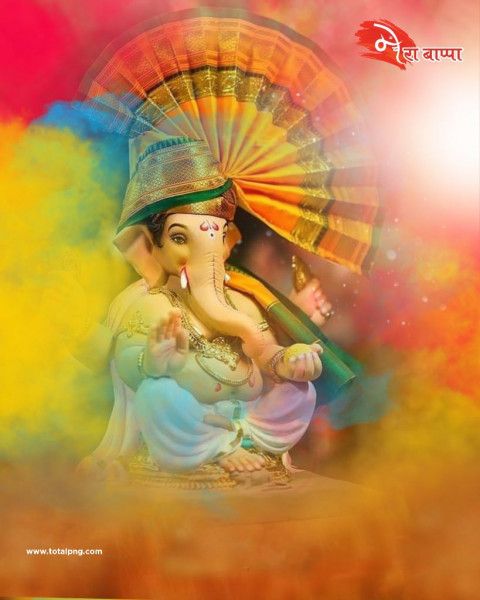 Lord Ganpati Ganesh Chaturthi Background For Cb editing