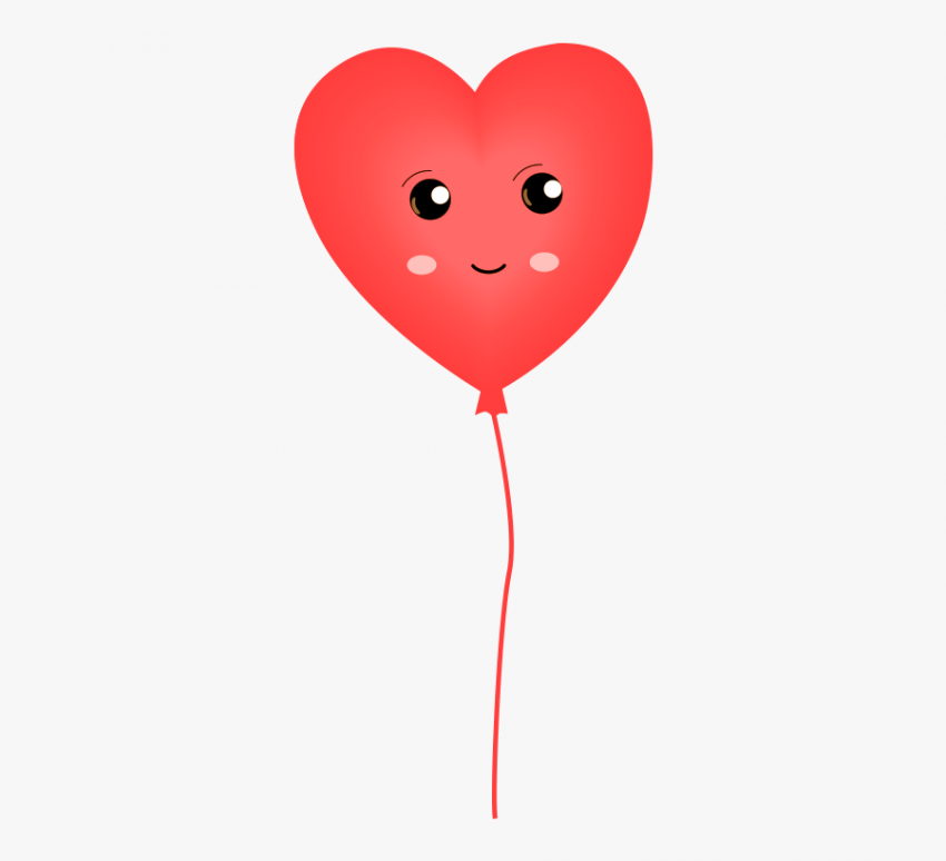 Love shape balloon png