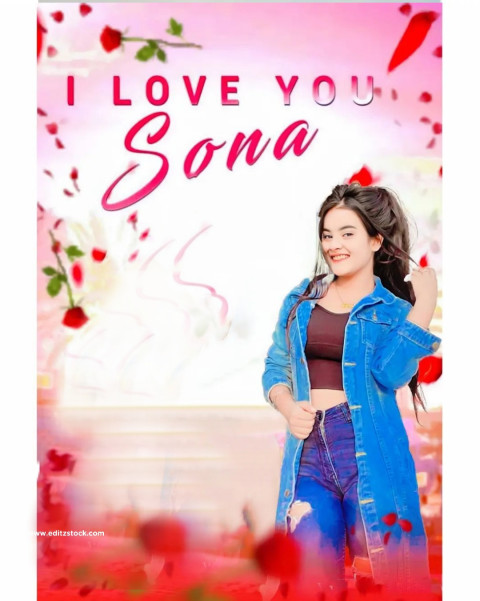 Love You Sona Cb Background Love Propose Day Rose Day Valentine