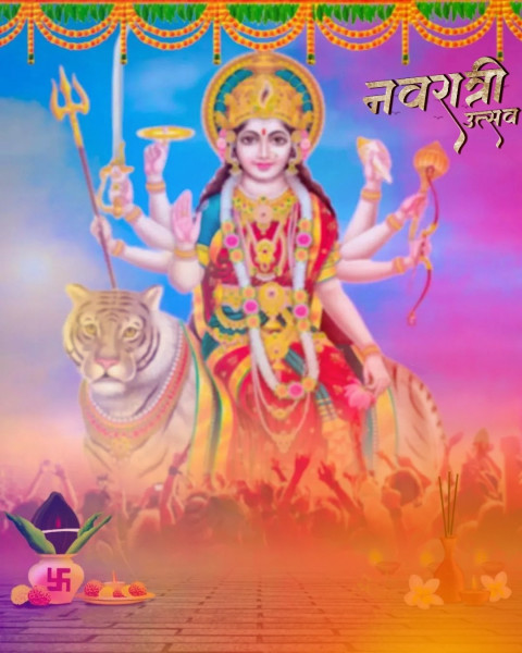 Maa durga hd Navratri editing background