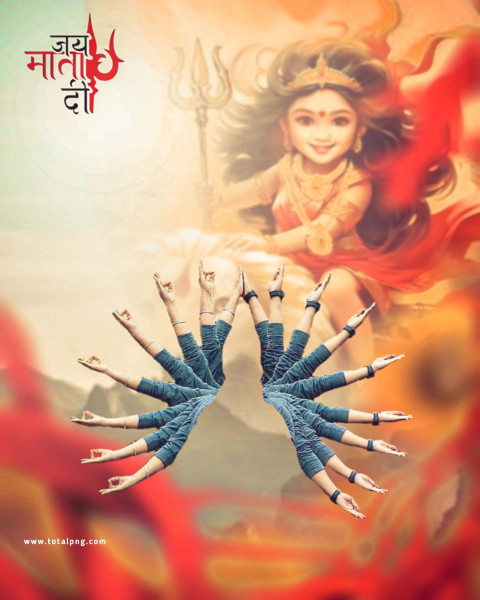 Maa durga navratri editing background