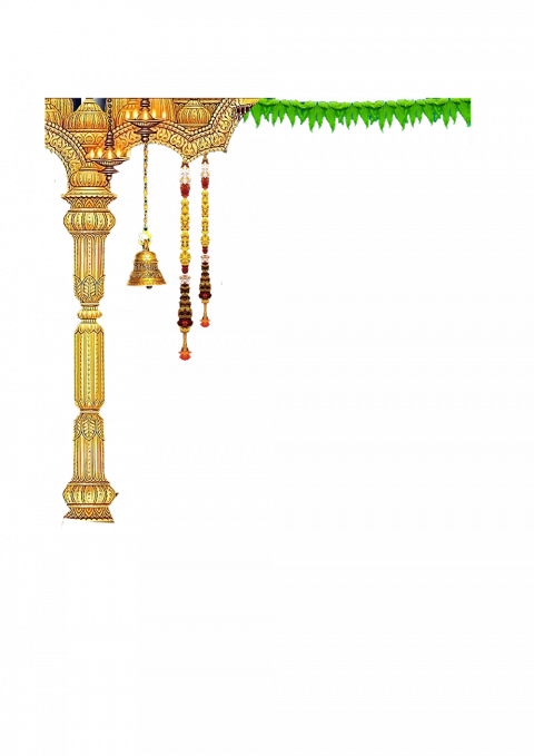 Maa durga pandal decoration png