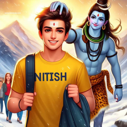 Maha Shivaratri Bing AI Image Creator Name Image