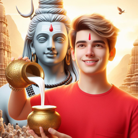 Maha shivratri 3d Ai Name Photo Editing Image Download