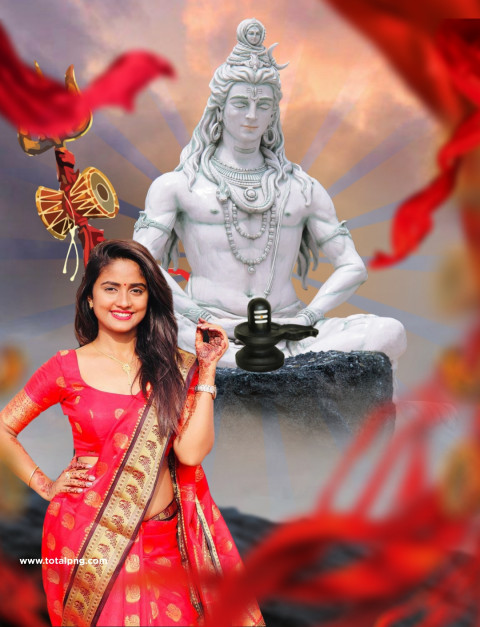 Mahadev Hd editing Background with Girl