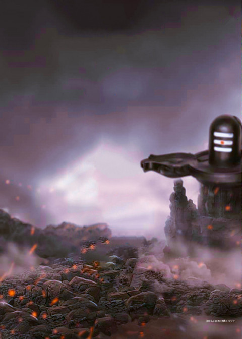 mahadev shivling hd editing background