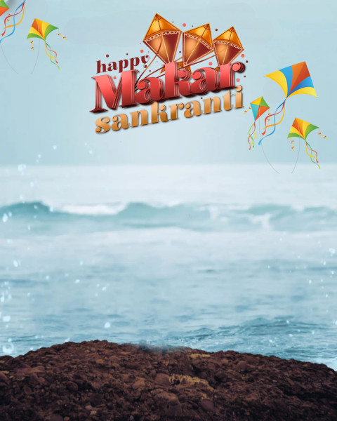 Makar sankranti editing background